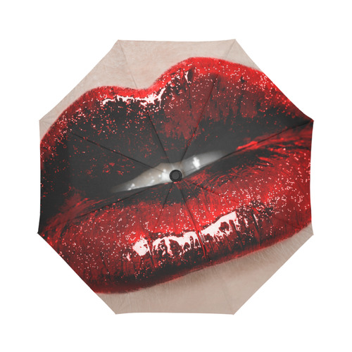 家居beautiful womanish lips Auto-Foldable Umbrella (Model U04)