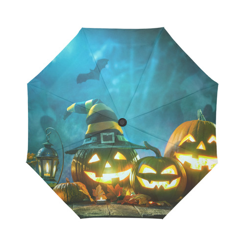 家居Halloween pumpkin Auto-Foldable Umbrella (Model U04)