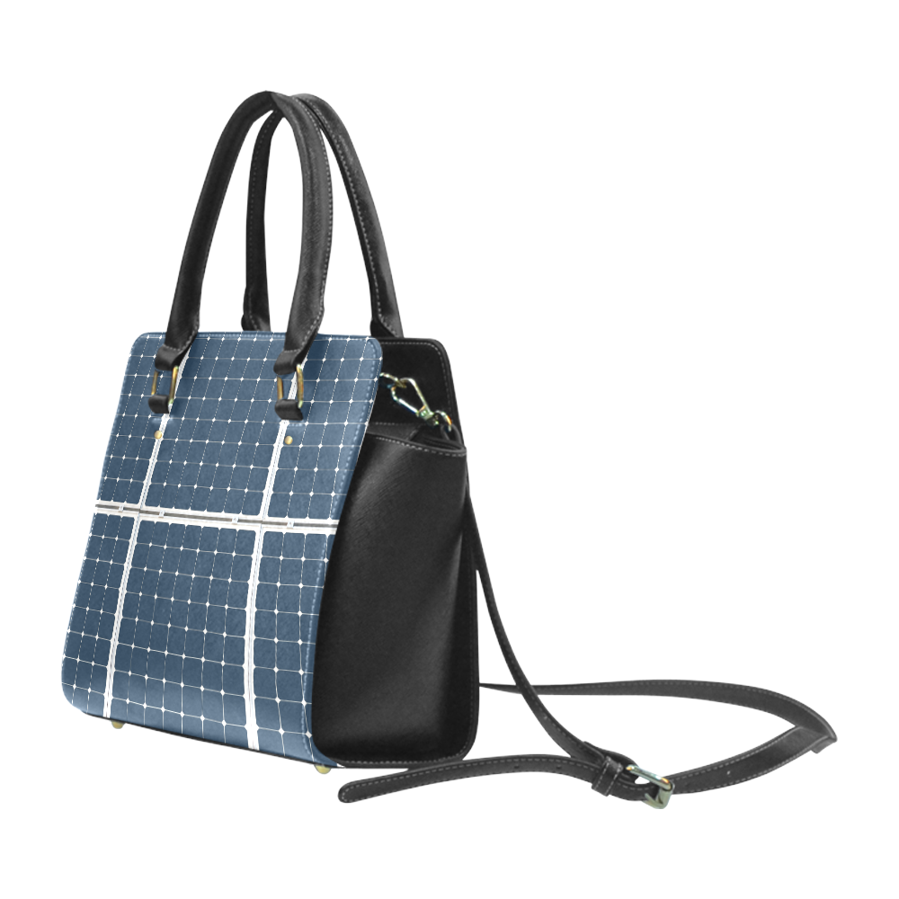 Solar Technology Power Panel Battery Energy Cell Classic Shoulder Handbag (Model 1653)