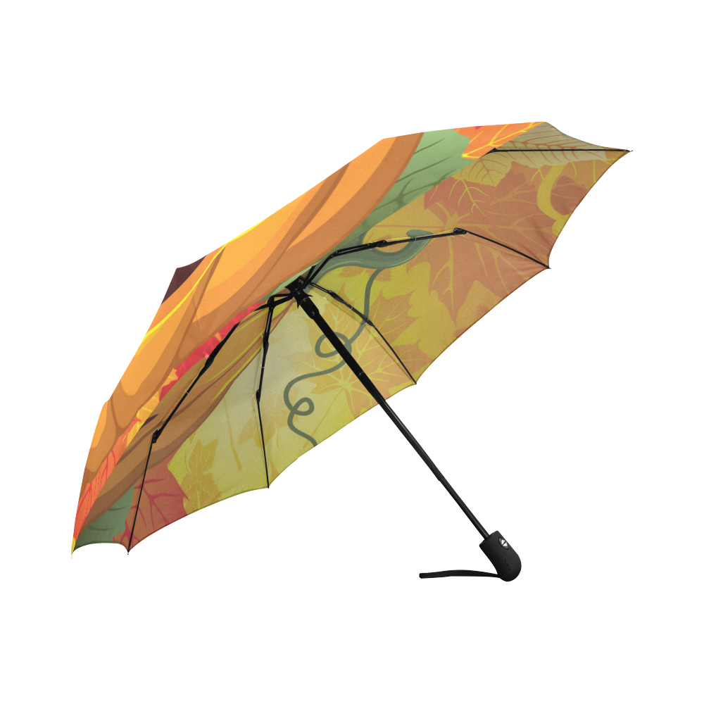 家居halloween-evening-night-4-pics Auto-Foldable Umbrella (Model U04)