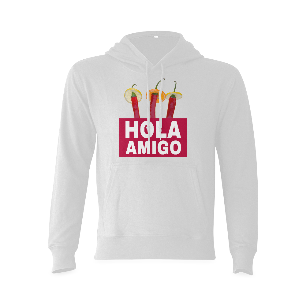 Hola Amigo Three Red Chili Peppers Friend Funny Oceanus Hoodie Sweatshirt (Model H03)