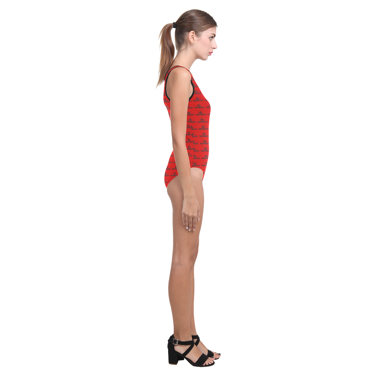 hannmusic swimsuit Vest One Piece Swimsuit (Model S04)