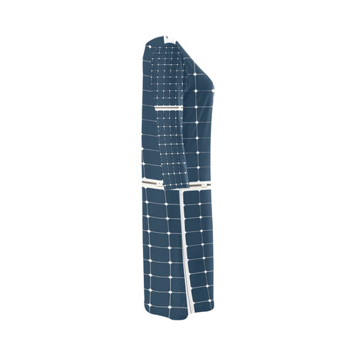 Solar Technology Power Panel Battery Cell Energy Round Collar Dress (D22)