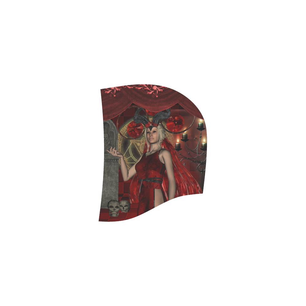 Wonderful dark fairy with candle light All Over Print Sleeveless Hoodie for Women (Model H15)