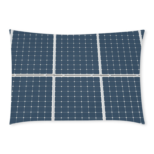 Solar Technology Power Panel Battery Photovoltaic Custom Rectangle Pillow Case 20x30 (One Side)