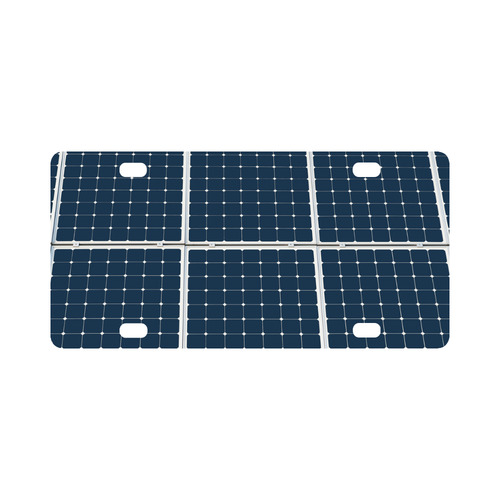Solar Technology Power Panel Battery Photovoltaic Classic License Plate