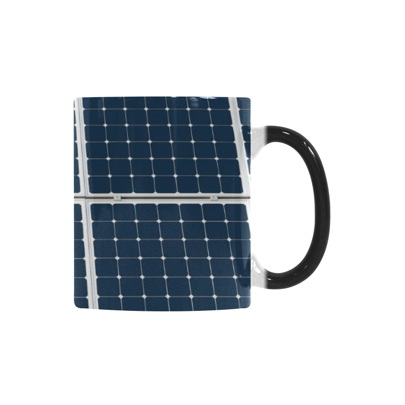 Solar Technology Power Panel Battery Photovoltaic Custom Morphing Mug
