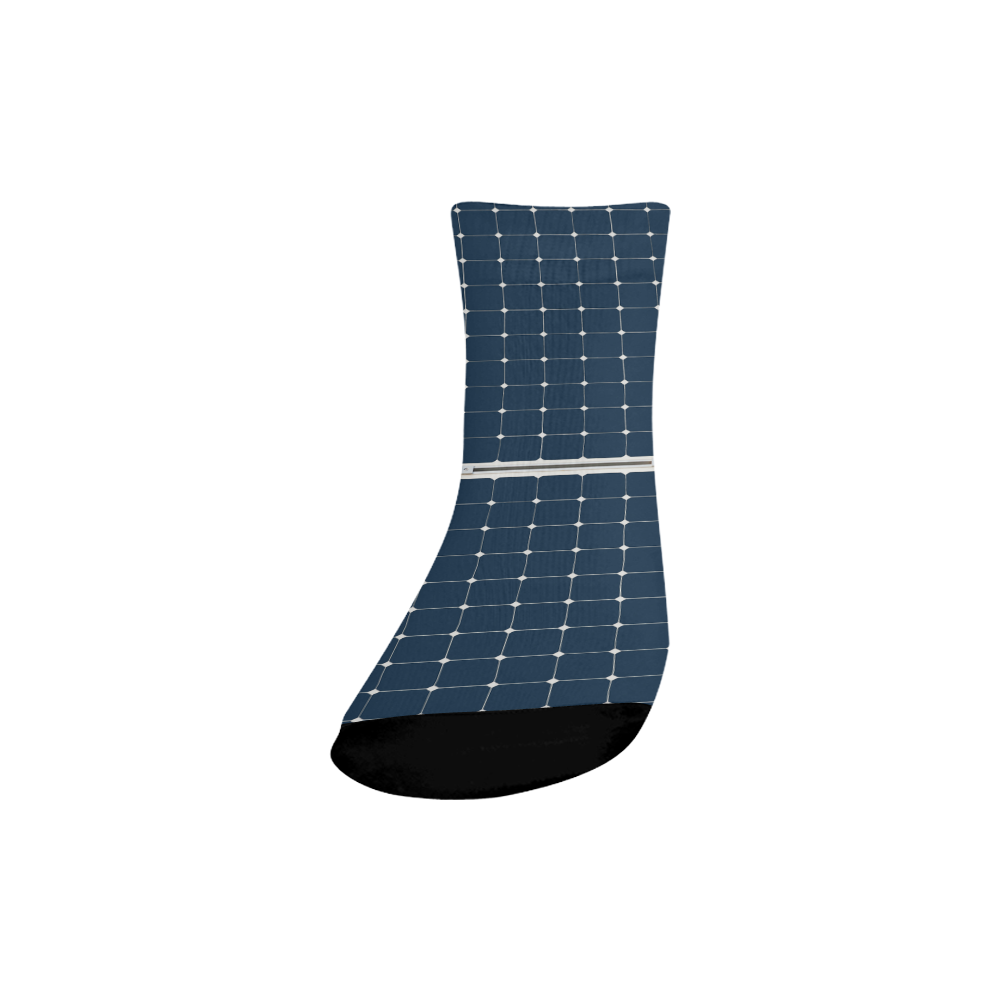 Solar Technology Power Panel Battery Energy Cell Quarter Socks | ID ...