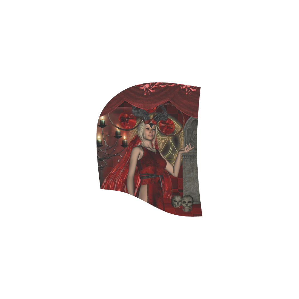 Wonderful dark fairy with candle light All Over Print Sleeveless Hoodie for Women (Model H15)
