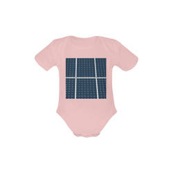 Solar Technology Power Panel Battery Photovoltaic Baby Powder Organic Short Sleeve One Piece (Model T28)
