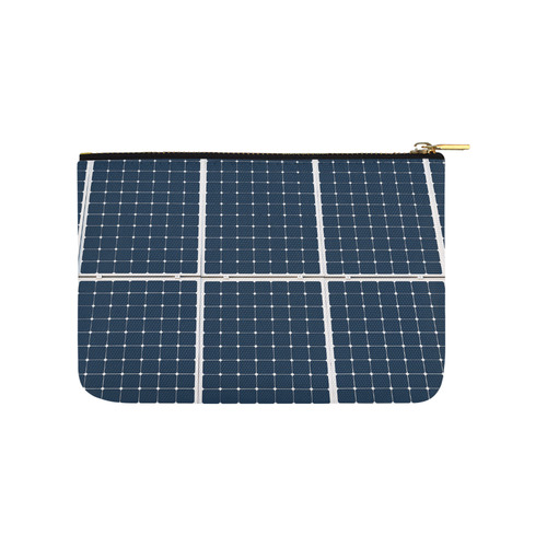 Solar Technology Power Panel Battery Sun Energy Carry-All Pouch 9.5''x6''