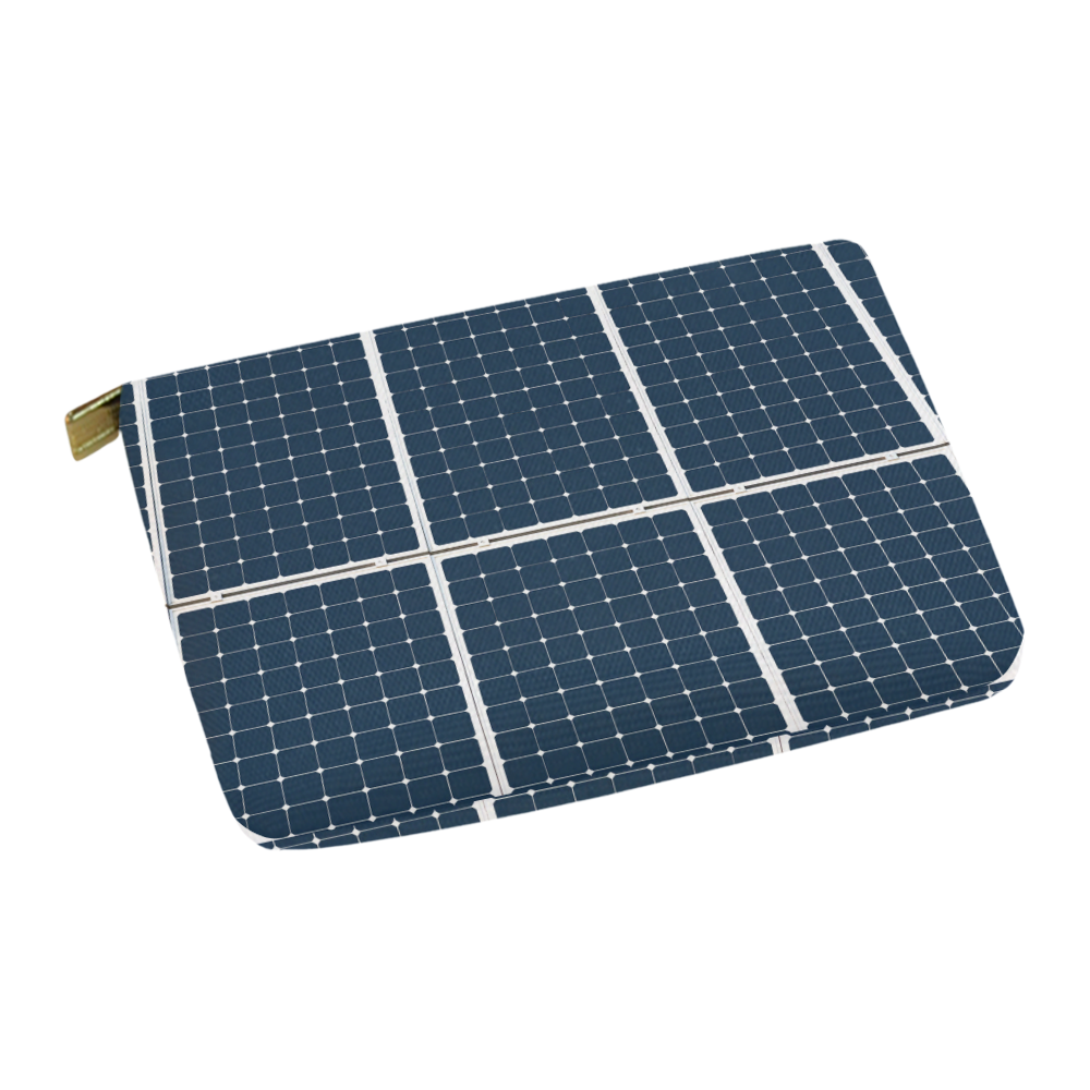 Solar Technology Power Panel Battery Sun Energy Carry-All Pouch 12.5''x8.5''