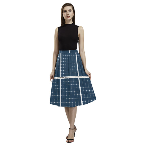 Solar Technology Power Panel Battery Cell Energy Aoede Crepe Skirt (Model D16)