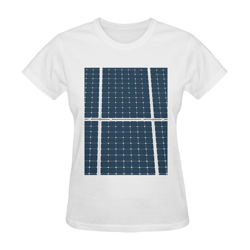 Solar Technology Power Panel Battery Sun Energy Sunny Women's T-shirt (Model T05)