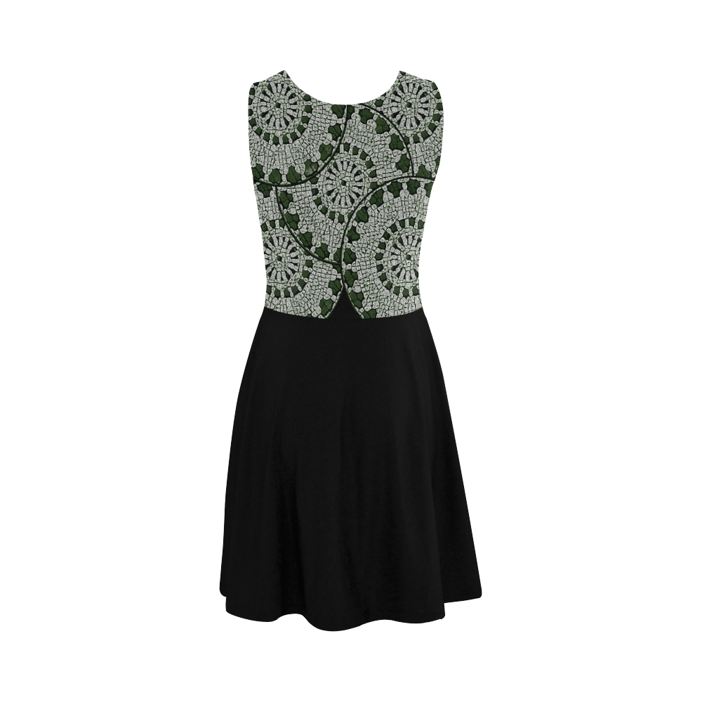 LACE DARK GREEN Atalanta Sundress (Model D04)