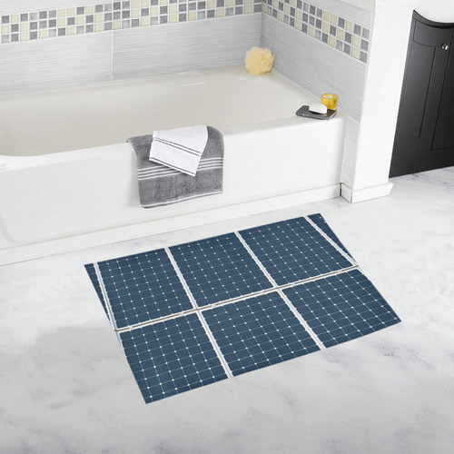 Solar Technology Power Panel Battery Photovoltaic Bath Rug 20''x 32''