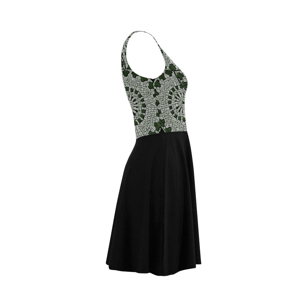 LACE DARK GREEN Atalanta Sundress (Model D04)