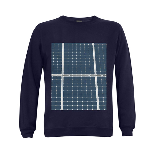 Solar Technology Power Panel Battery Energy Cell Gildan Crewneck Sweatshirt(NEW) (Model H01)