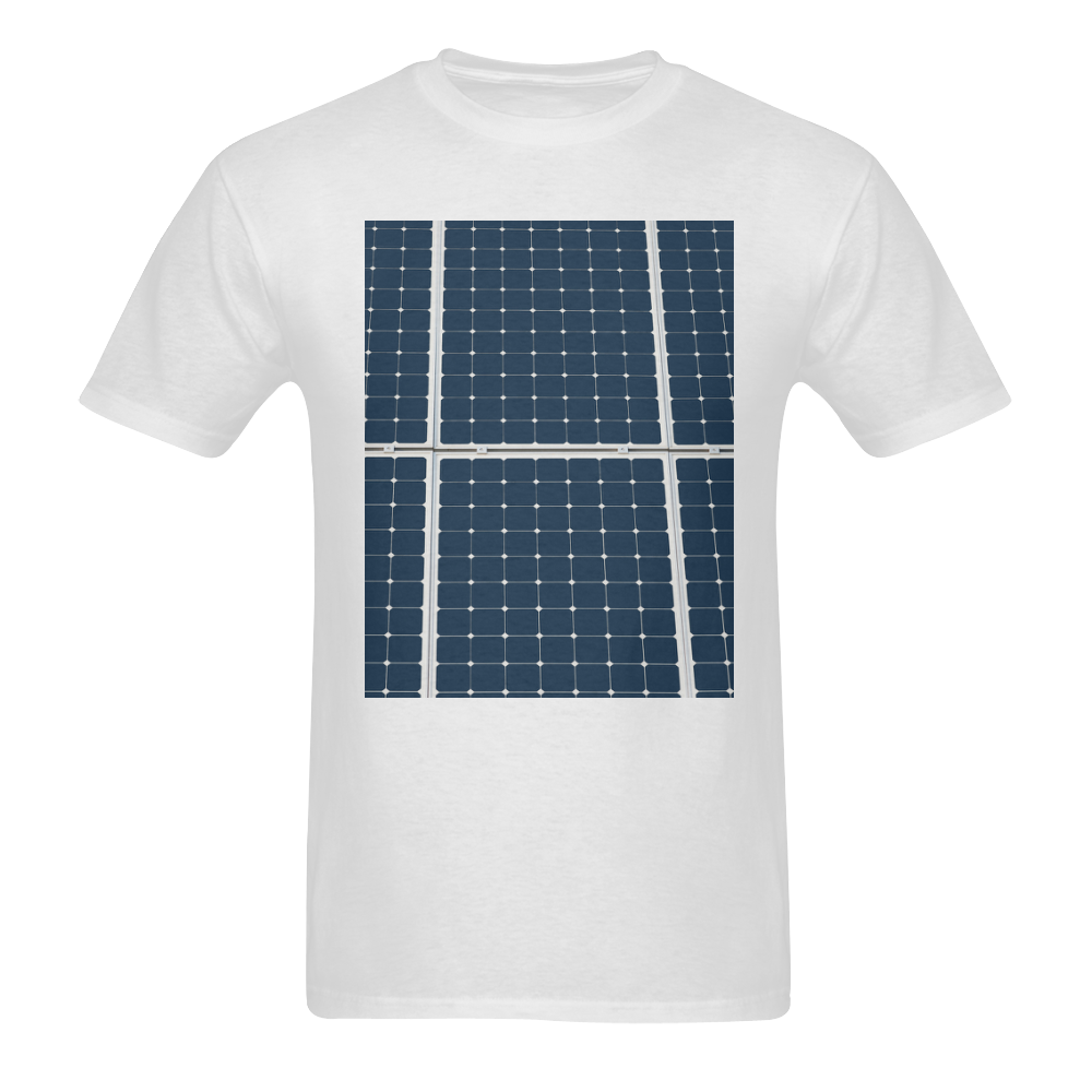 Solar Technology Power Panel Battery Energy Cell Sunny Men's T- shirt (Model T06)
