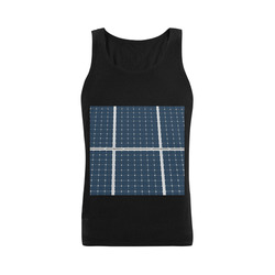Solar Technology Power Panel Battery Energy Cell Plus-size Men's Shoulder-Free Tank Top (Model T33)