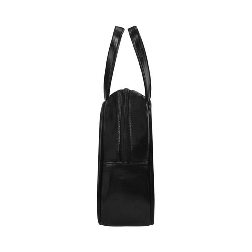 Nautical Splash Leather Top Handle Handbag (Model 1662)