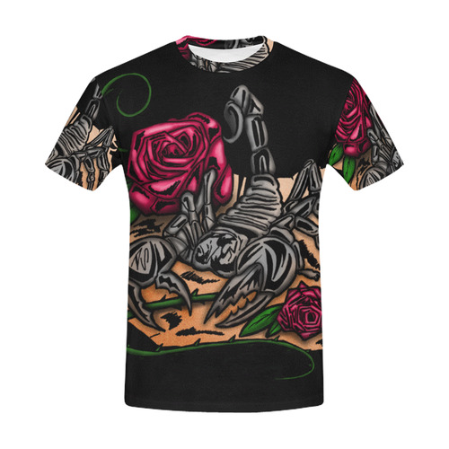 Zodiac - Scorpio All Over Print T-Shirt for Men (USA Size) (Model T40)