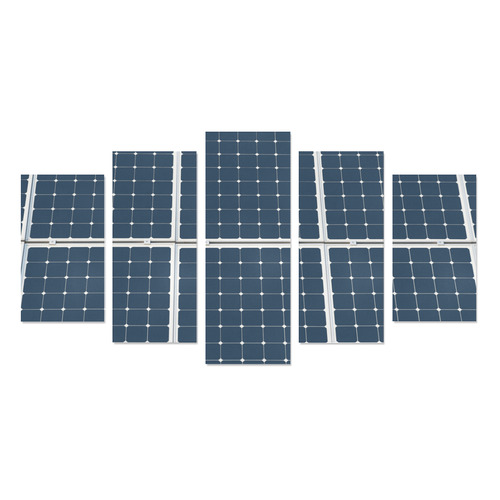 Solar Technology Power Panel Battery Photovoltaic Canvas Print Sets A (No Frame)