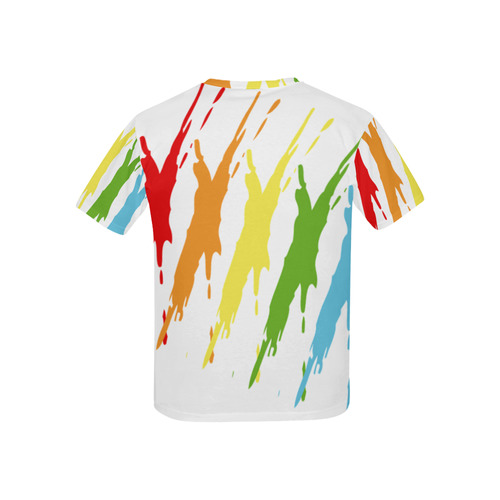COLOR SPLASH TEE Kids' All Over Print T-shirt (USA Size) (Model T40)