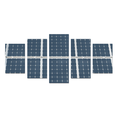 Solar Technology Power Panel Battery Photovoltaic Canvas Print Sets D (No Frame)