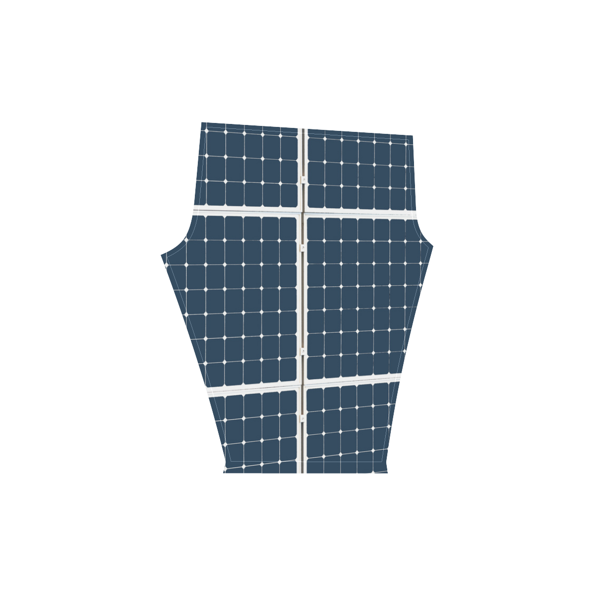 Solar Technology Power Panel Battery Sun Energy Women's Low Rise Capri Leggings (Invisible Stitch) (Model L08)