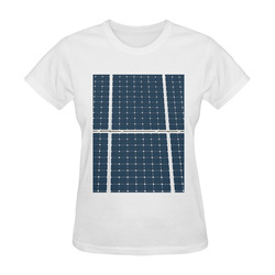 Solar Technology Power Panel Battery Sun Energy Sunny Women's T-shirt (Model T05)