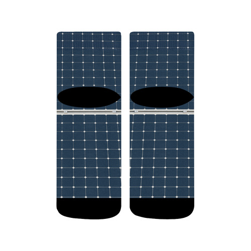 Solar Technology Power Panel Battery Energy Cell Quarter Socks