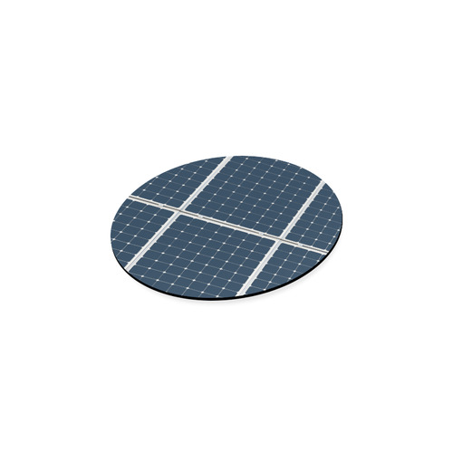 Solar Technology Power Panel Battery Energy Cell Round Coaster