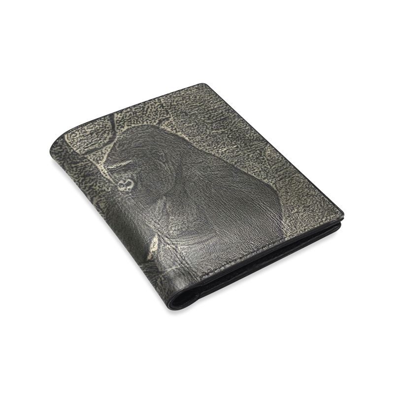 Big Gorilla Chief Men's Leather Wallet (Model 1612)