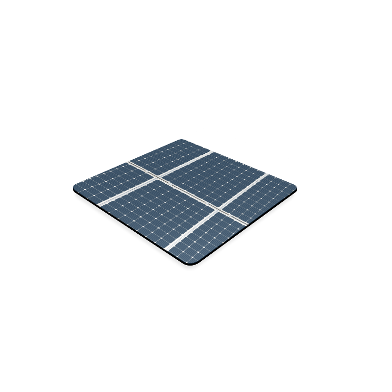 Solar Technology Power Panel Battery Energy Cell Square Coaster