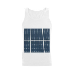 Solar Technology Power Panel Battery Energy Cell Plus-size Men's Shoulder-Free Tank Top (Model T33)