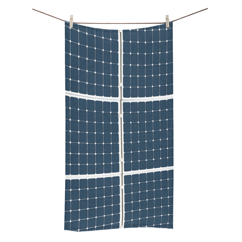 Solar Technology Power Panel Battery Sun Energy Bath Towel 30"x56"