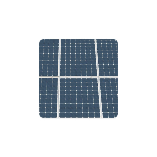 Solar Technology Power Panel Battery Energy Cell Square Coaster