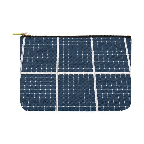 Solar Technology Power Panel Battery Sun Energy Carry-All Pouch 12.5''x8.5''