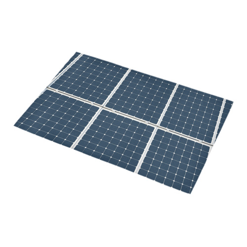 Solar Technology Power Panel Battery Photovoltaic Bath Rug 16''x 28''