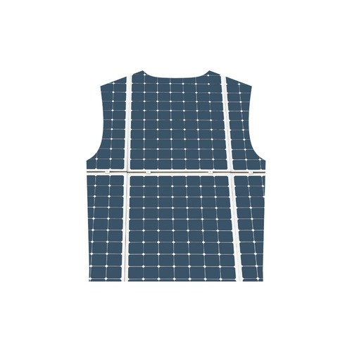 Solar Technology Power Panel Battery Cell Energy All Over Print Sleeveless Hoodie for Women (Model H15)