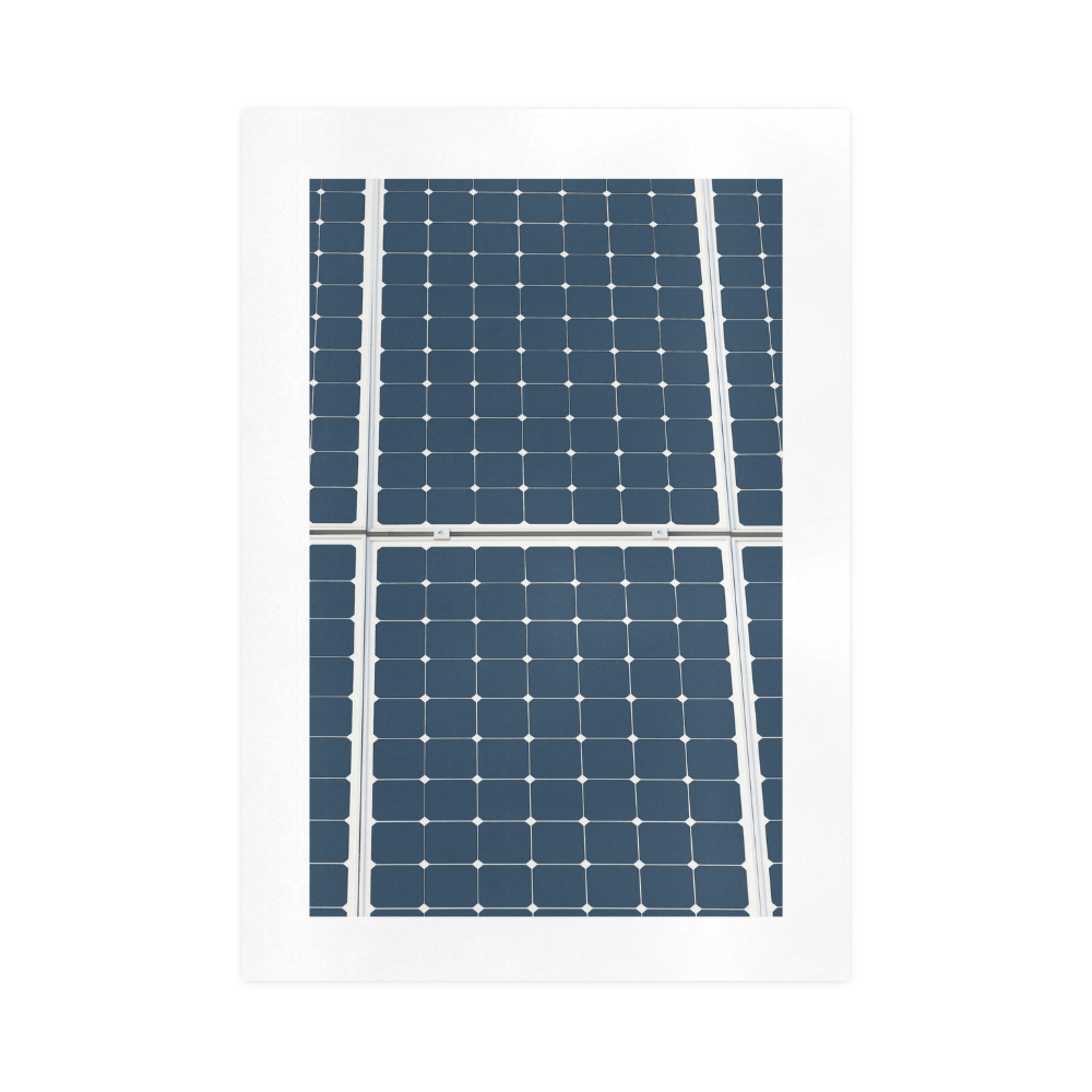 Solar Technology Power Panel Battery Energy Cell Art Print 16‘’x23‘’