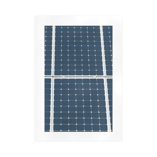 Solar Technology Power Panel Battery Energy Cell Art Print 16‘’x23‘’