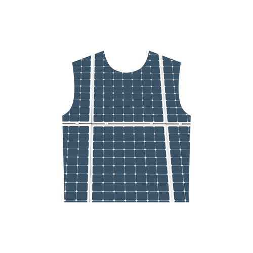 Solar Technology Power Panel Battery Cell Energy All Over Print Sleeveless Hoodie for Women (Model H15)