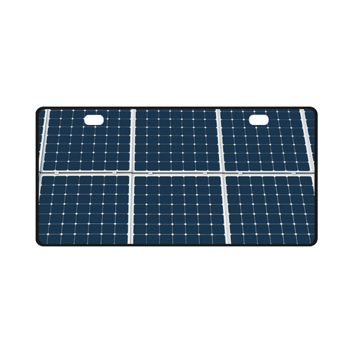 Solar Technology Power Panel Battery Photovoltaic License Plate