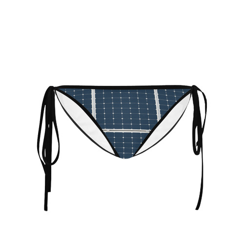 Solar Technology Power Panel Battery Energy Cell Custom Bikini Swimsuit Bottom