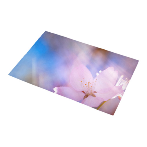 Sakura Cherry Blossom Spring Heaven Light Beauty Bath Rug 16''x 28''