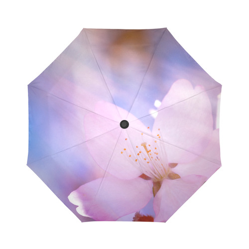 Sakura Cherry Blossom Spring Heaven Light Beauty Auto-Foldable Umbrella (Model U04)