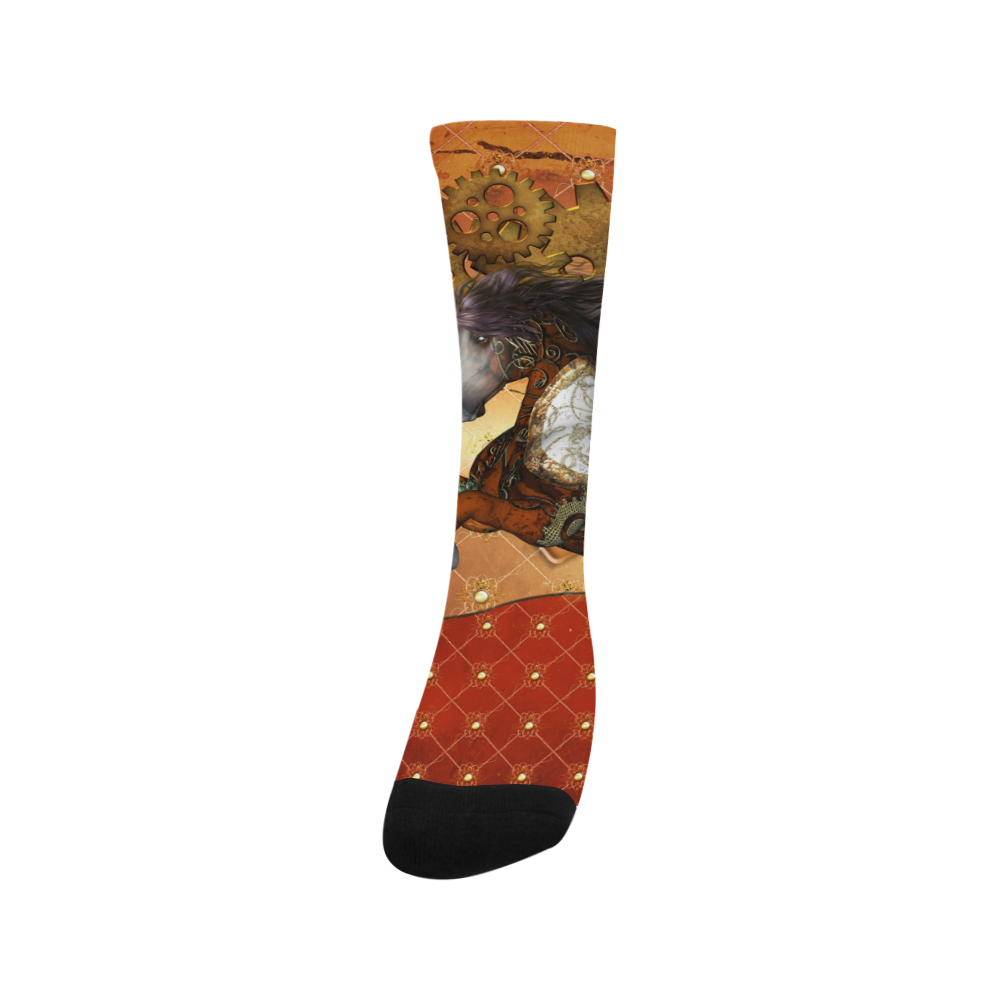 Steampunk, awesome steampunk horse Trouser Socks