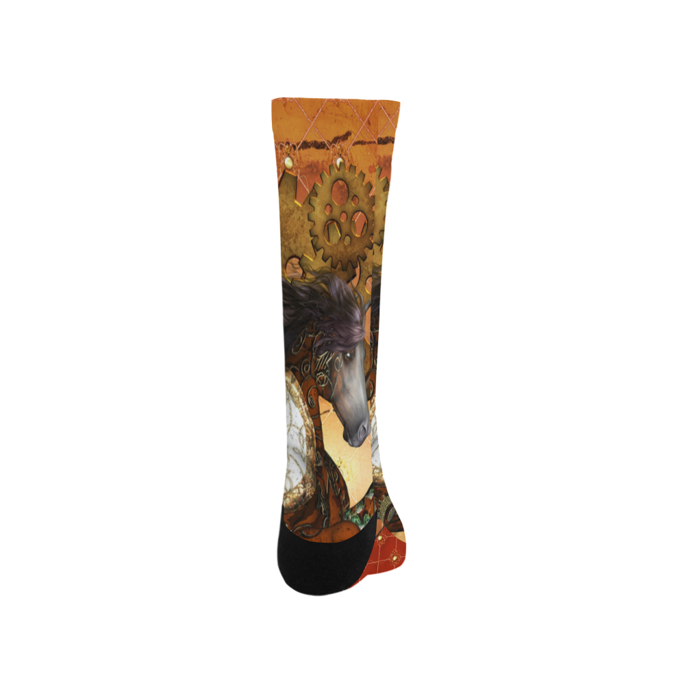 Steampunk, awesome steampunk horse Trouser Socks